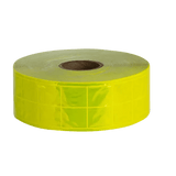 50mm x 200m reflective lime PVC tape