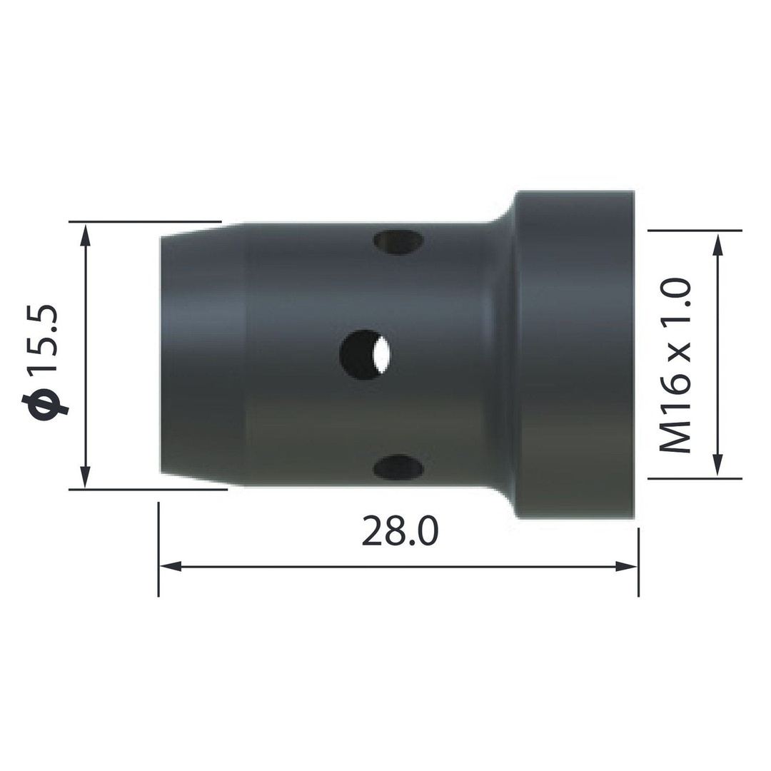 Gas Diffuser Insert MB501 Mig torch gas diffusers | Online industrial S.A – Online Industrial