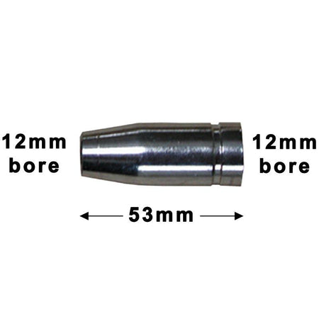 MB15 Mig torch conical shroud nozzles