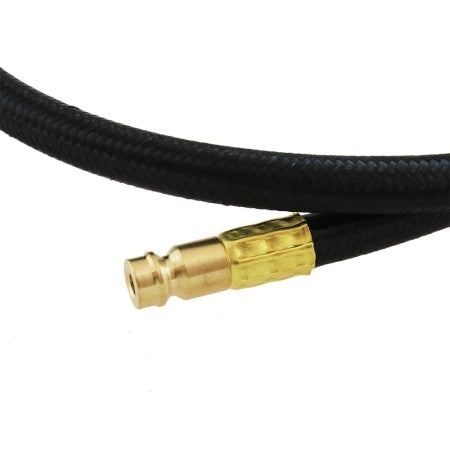 Braided rubber water outlet hose