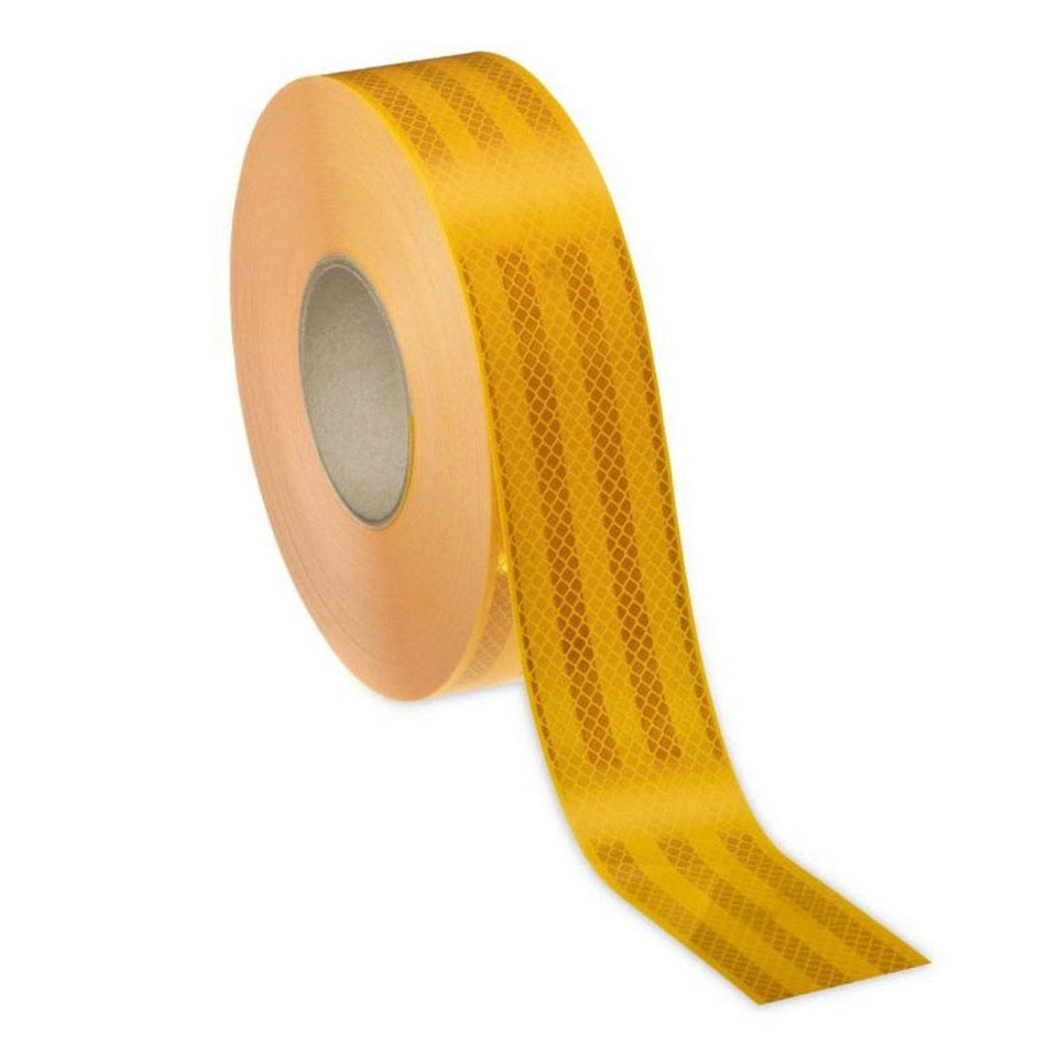 50mm x 50m Reflective yellow adhesive vehicle tape