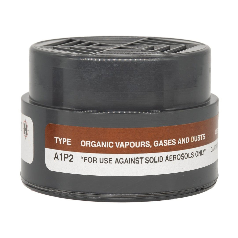 A1P2 Organic vapours + acid gases + dust particles respirator cartridges