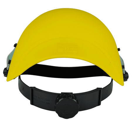 Adjustable clear visor face shield