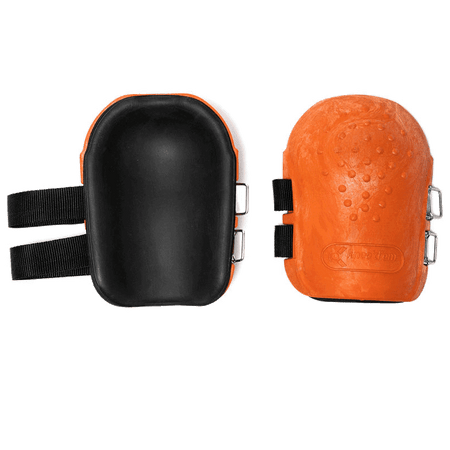 Adjustable orange foam knee pad