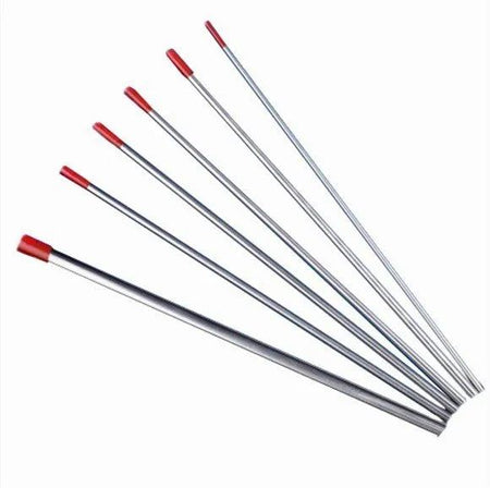 Red tip 2% thoriated 150mm tig tungsten electrode rods