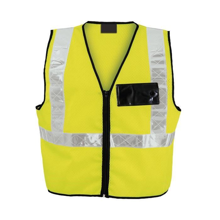 Air field Reflective velcro close waistcoat vests + zip + I.D pouch