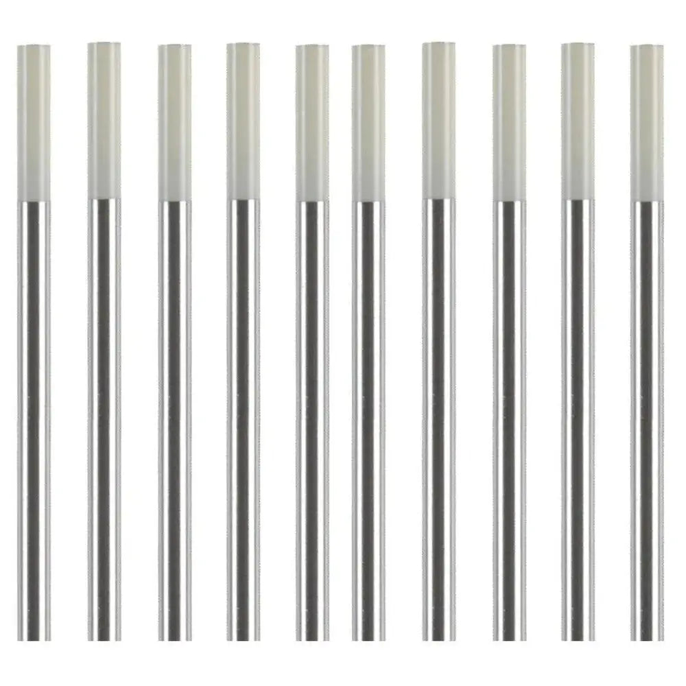 White tip zirconiated 150mm tig tungsten electrode rods