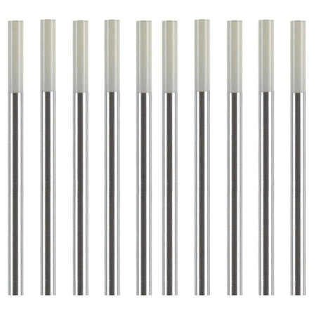 150mm White tip zirconiated tig tungsten electrode rods